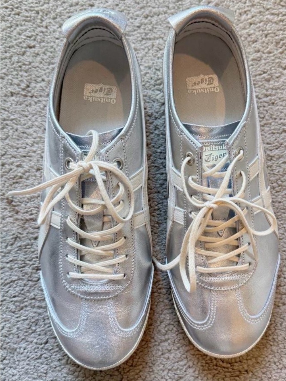 Onitsuka Tiger by Asics Metallic Silver Women's Sneakers